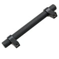 thumbnail image 3 of GlideRite 3.75 in  Screw Center Solid Steel Knurled Euro Bar Pull (Pack of 5) - Matte Black, 3 of 6