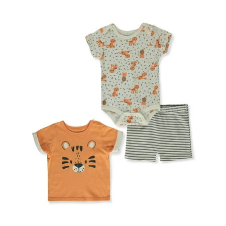 

Always Loved Baby Boys 3-Piece Tiger Outfit - orange 12 months (Infant)