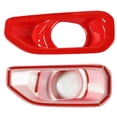 thumbnail image 3 of Car Front Fog Lamp Light Cover Trim Frame Decor Red For Jeep Wrangler JL JT 18+, 3 of 9
