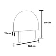 thumbnail image 5 of Cabecera Matrimonial Individual Kessa Muebles Eclipse Nogal, 5 of 5