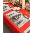 thumbnail image 4 of Christmas Placemats Set of 6 Western Texas Star Christmas Placemats for Dining Table Cowboy Hat Boots XmasTree Table Mat Winter Holiday Home Party Kitchen Table Decorations, 4 of 6