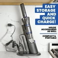 thumbnail image 3 of Ruvio Pro Handheld Vacuum Cordless for Home and Car, Lightweight Portable Hand Held Vacuums Cordless Works on Pet Hair, Floor, Hard Wood, 2X HEPA Filtration, Crevice Nozzle Included, 3 of 10