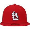 thumbnail image 2 of Men's New Era Red St. Louis Cardinals 2006 World Series Wool 59FIFTY Fitted Hat, 2 of 6
