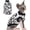 Black, variant on UOSIA Sphynx Cat Clothes Soft Hairless Shirt Turtleneck Pullover Kittens Pajamas Sweater for Cornish Rex, Devon Rex