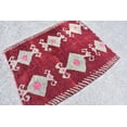 thumbnail image 2 of Turkish Rug, Accent Carpet, Vintage Rug, Tulu Rug, Antique Rug, 49x59 inches Red Carpet, Organic Entry Rug, Tribal Area Rug, 9939, 2 of 10