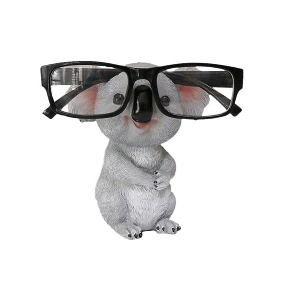 Inteprter Soporte de gafas de animales, soporte de exhibición de gafas de sol de Koala Premium, decoración encantadora, tamaño de resina Decoración del hogar