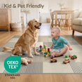 thumbnail image 4 of ODIKA 8'x10' Ultra-Soft Area Rug, Abstract Way Contemporary Geometric Striped Lightweight Throw None Washable, Bare feet friendly, Silk-Touch for Bedroom, Under Sectional, 4 of 7