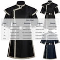 thumbnail image 2 of WRFWUL Mens Medieval Robe Costume Knight Tunic Cosplay Tops Viking Pirate Renaissance Jacket with Belt, 2 of 7