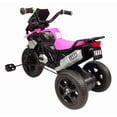 thumbnail image 3 of Triciclo Para Niños Tipo Moto Luz y Sonido 1688 Rosa, 3 of 5