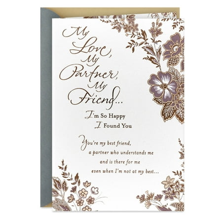 Hallmark Romantic Anniversary Card (You're All I Need)