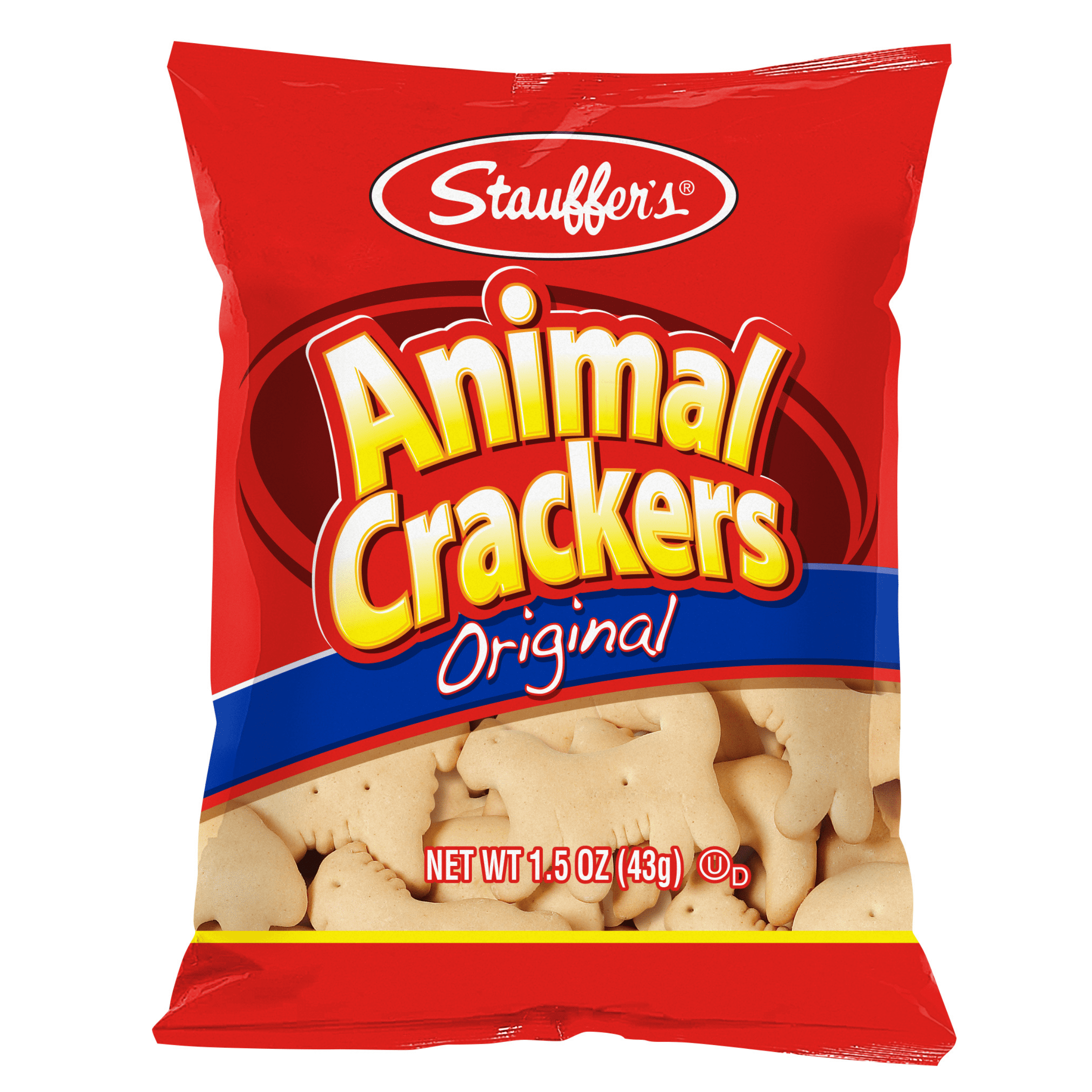 (2 pack) Stauffer's Original Animal Crackers, 1.5 oz, 12 count