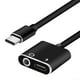 thumbnail image 2 of j5n HAT PRINCE USB Type-C to 3.5mm Jack Aux Audio + Type-C Female V4g Charging Port Cable Adapter -, 2 of 5