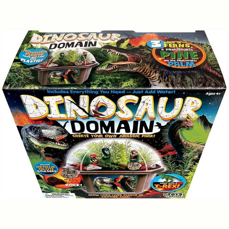 Toys By Nature: Dinosaur Domain - DIY Biosphere Terrarium Starter
