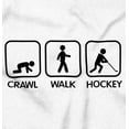 thumbnail image 2 of Crawl Walk Hockey Street Sign Humor Romper Boys or Girls Infant Baby Brisco Brands 6M, 2 of 6
