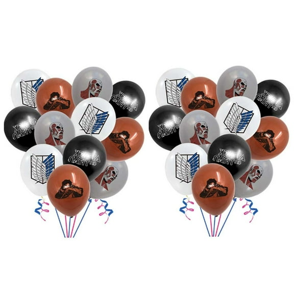 Attack On Titan Balloons Party Supplies Birthday Favors Decorations Decor Kit Latex
