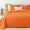 Orange, variant on Exclusivo Mezcla 3-Piece King Size Quilt Set, Basket Quilted Bedspread/Coverlet/Bed Cover(96"x 104", Orange)