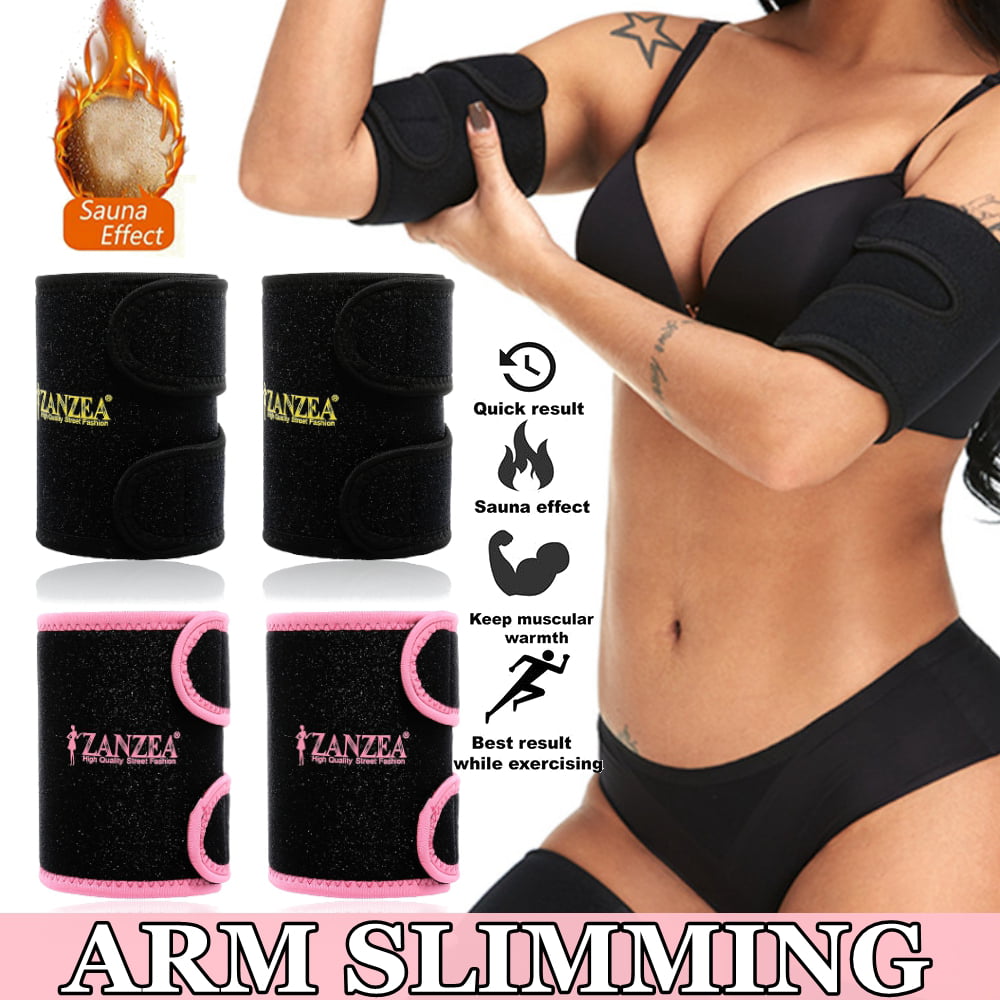 FeelinGirl Hot Sweat Arm Trimmers for Men & Women Weight Loss Slimmer Wraps Lose Arm Fat