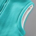 thumbnail image 7 of CAICJ98 Toddler Boys Girls Fleece Vest Kids Polar Fleece Zipper Jacket Sleevless Fall Winter Warm Outerwear With Pockets (Sky Blue,9-10 Years), 7 of 7