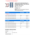 thumbnail image 2 of Ignition Coil Set with Spark Plugs 16 - Compatible with 2000 - 2005 Chevy Silverado 1500 4.8L V8 2001 2002 2003 2004, 2 of 2