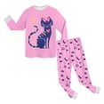 thumbnail image 5 of CAICJ98 Boys Allover Prints Pajamas 2 Pieces Long Sleeve Jammies Set Toddler Pjs Sleepwear Clothes for Kids Boys (Pink,3-4 Years), 5 of 7
