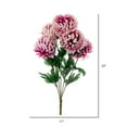 thumbnail image 2 of Vickerman 23" Artificial Mauve White Mum Bush, 2 per Pack, 2 of 2