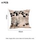 thumbnail image 2 of 4 piezas de funda de almohada de lino y algodón con paisaje, pintura de paisaje, funda de cojín para sofá, estilo mixto 1, 2 of 5