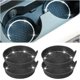 thumbnail image 1 of Posavasos para coche con brillantes, paquete de 4, antideslizantes, con forma de círculo y cristales duraderos., 1 of 5