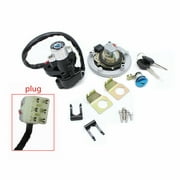 MINUS ONE Eapmic Ignition Switch Fuel Seat Gas Petrol Cap Cover Seat Lock Keys Set for Suzuki GSXR 600