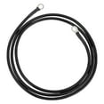 thumbnail image 1 of Cables de inversor de batería universal de 1 pieza de 8 AWG para automóvil, vehículo, barco, casa rodante, cable de batería solar de cobre estañado con terminal de 5/16" negro de 5 pies, 1 of 7