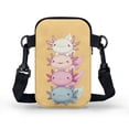 thumbnail image 2 of HELLHERO Underarm Shoulder Bag Polyester Women Adjustable Shoulder Strap Axolotl Stacked Cute Style for Daily Commute or Casual Outings Men, Women, 2 of 7