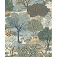 thumbnail image 2 of Blue Jungle Forest Tropical Wallpaper, Double Roll, 57 sqft, 2 of 4
