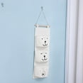 thumbnail image 1 of Jinsinto Sac de Rangement Mural Ours Mignon sur Porte Poches de Rangement Murales Porte Placard Sac de Rangement Suspendu Conteneur de Rangement, 1 of 4