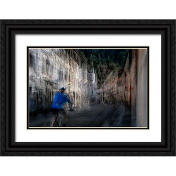 Malovrh, Milan 14x11 Black Ornate Wood Framed with Double Matting Museum Art Print Titled - Plac