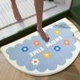 thumbnail image 1 of LSLJS Floor Mat Imitation Sheepskin Carpet Bathroom Toilet Floor Mat Toilet Absorbent Non Slip Mat Dirt Repellent Foot Mat Entry Door Mat, Floor Mats Bathroom Rugs, 1 of 6