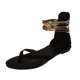 thumbnail image 2 of Sandalias de verano para mujer, sandalias informales para mujer, sandalias de playa romanas Wmkox8yii nm9458, 2 of 6