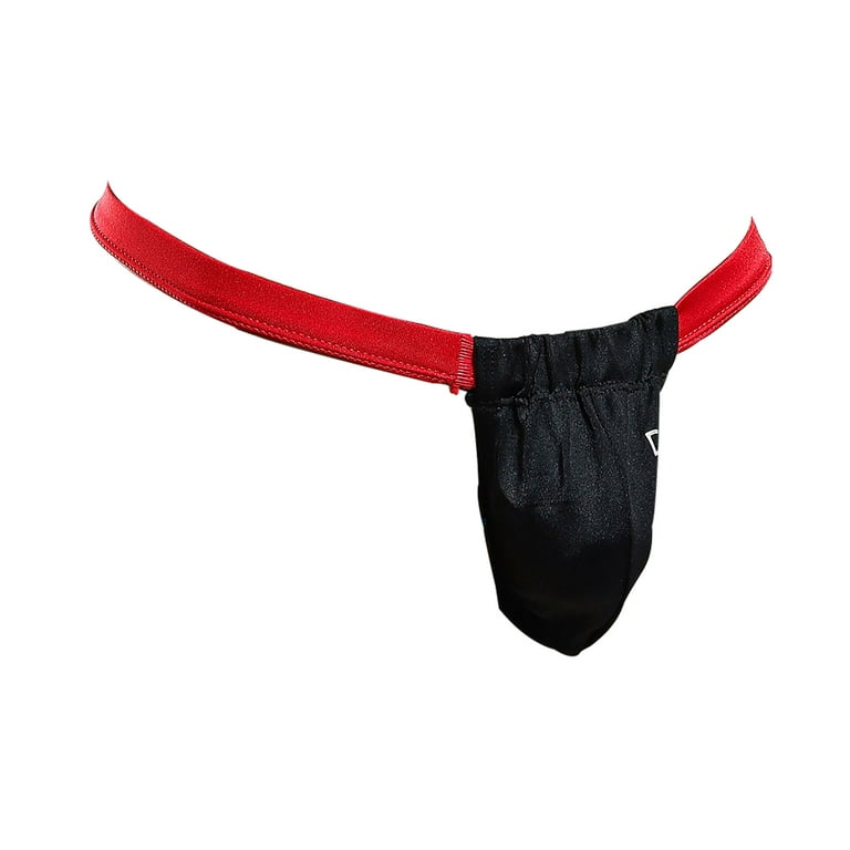 Daniel Alexander Mens Sexy Pouch Enhancing Skimpy G-String Underwear T-Shape  Back Sheer Bikini Black at  Men's Clothing store