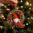 thumbnail image 5 of Linnome 2D Acrylic Christmas Letter Ornaments Personalized Xmas Tree Hanging Letter Pendants Festive DIY Decorative Accessories For Home Holiday Party Christmas Tree Decoration Gift Idea Supply, 5 of 5