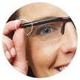 thumbnail image 2 of Jinsinto Lunettes Ajustables Conduite Regarder la Télé Diverses Lunettes de Mise au Point pour Hommes Femmes, 2 of 5