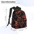thumbnail image 2 of Balery Dark Skull King Throne Mochila para Mujeres y Hombres, Mochila Ligera Casual para Viajes, Mochila Clásica Básica para la Universidad, 2 of 6
