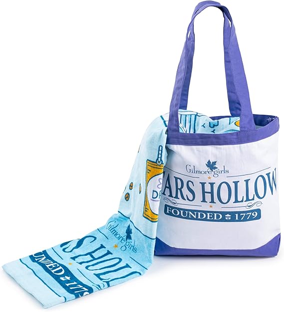 Gilmore Girls Small Town Charm Beach Towel & Tote Bag Set