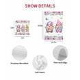 thumbnail image 7 of Spring Gnomes Kitchen Dish Towels for Drying Dishes Set of 4, Botanical Rose Flower Leaves Butterfly Waffle Weave Microfiber Hand Tea Bathroom Towels Quick Dry & Absorbent Towel 15.7x23.6, 7 of 7