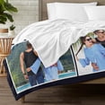 thumbnail image 4 of Custom Blanket with Picture, Personalized Fathers Day Dad Gifts from Daughter, Customized Blanket for Dad, Custom Throw Blankets with Photos, Customized Birthday Giftsn Blankets, 4 of 5