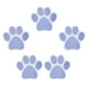thumbnail image 1 of 5 pegatinas antideslizantes para bañera con diseño de huellas de patas para ducha. Púrpura L, 1 of 9