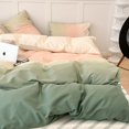 thumbnail image 1 of Simple Solid Color Duvet Cover Set NO Filler Soft Polyester Quilt Covers and Pillow Case Bed Sheet Boy Girl Kids Bedding Linens, 1 of 7