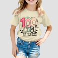 thumbnail image 2 of Wangkekeji Girls Shirts,Girls' Summer T Shirts Girls' Short-Sleeve Shirts and Tops Kids Crew Neck Tops T-Shirts Girl Toddler Clothes, 2 of 4
