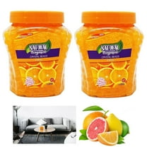 2 PC Citrus Crystal Beads Air Freshener Odor Eliminator Scented Beads Home Car