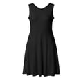 thumbnail image 5 of Eashery Dresses for Women Short Dress Casual Womens Dresses Midi Black XL, 5 of 5