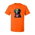 thumbnail image 2 of Love Can Make a Tail Wag Pitbull Dog Lover Men's Graphic T-Shirt, Orange, 2XL, 2 of 3