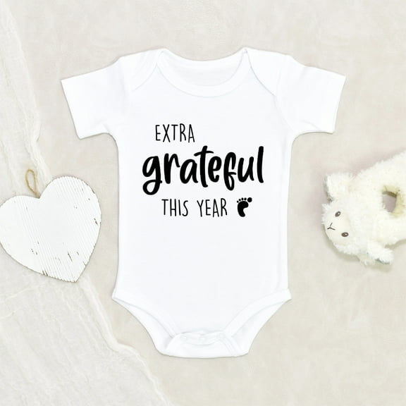 Cute Newborn Clothes - Extra Gratefully This Years Baby Clothes - Baby Announcement Clothes