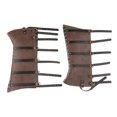 thumbnail image 4 of Mode Pirate Boot Cover Gothique Punk Chevalier Costume Cuir Jambe Garde Médiéval Noir, 4 of 7